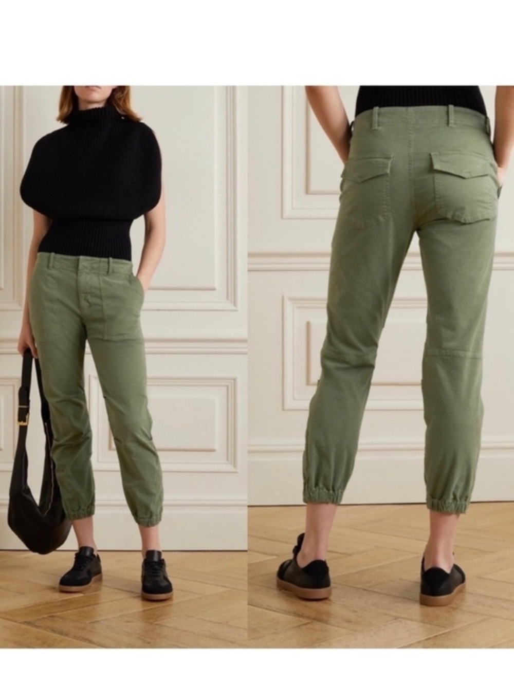 Nili Lotan Cropped Military Pant